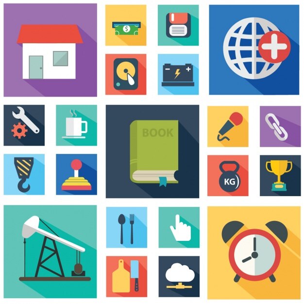 flat icons collection