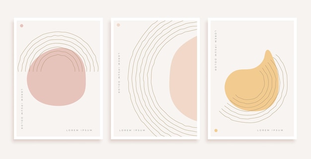 Geometric style clean boho pattern in set for backdrop