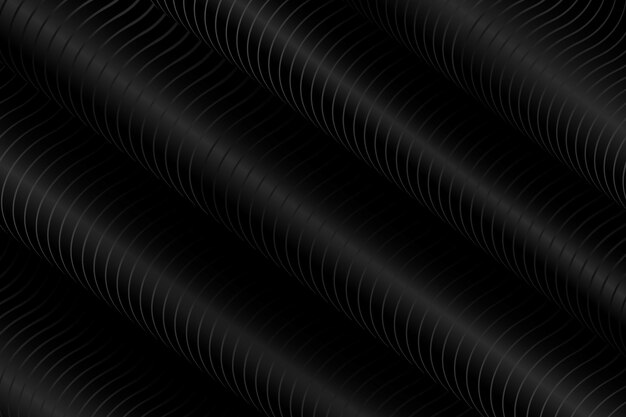 Gradient black background with wavy lines