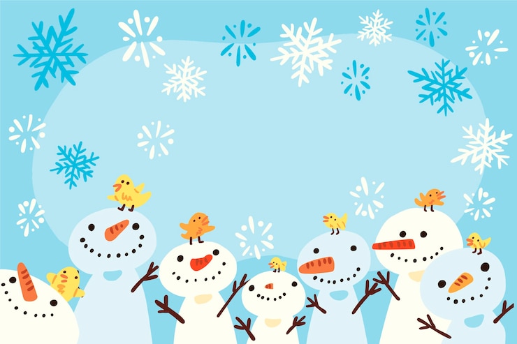 Ilmainen Vektori hand drawn winter background