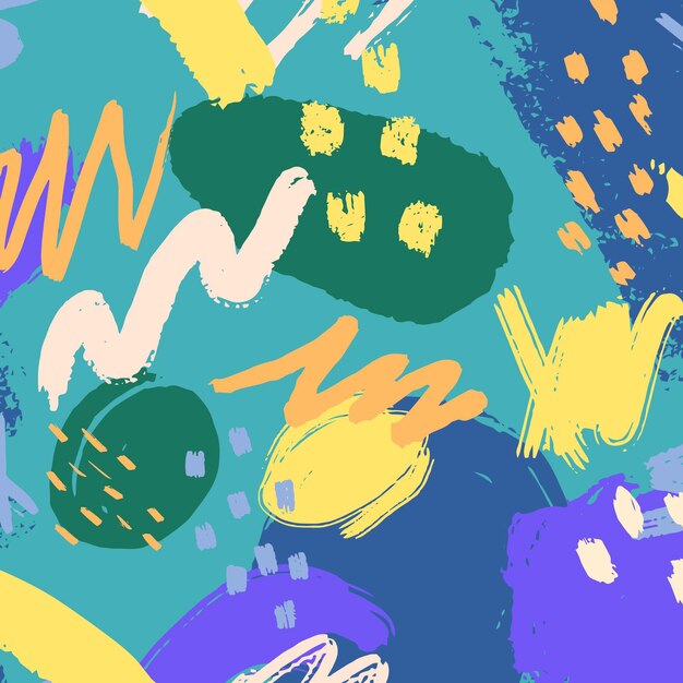 hand painted abstract painting pattern design