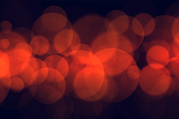 Hehkuva pyöreä bokeh-valojen kaunis design