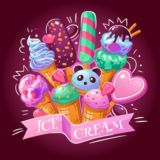Ice Cream illustration
