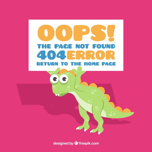 Kaksiulotteinen 404-virheen mallipohja