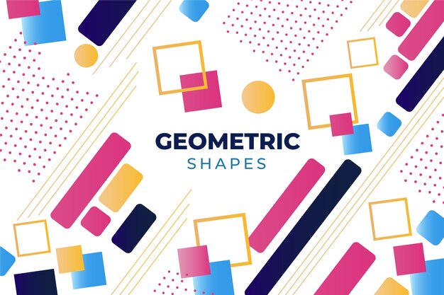 Litteä geometristen mallien tausta