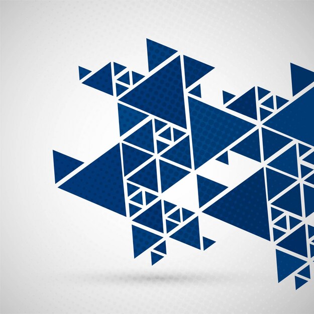 Modern blue polygonal background