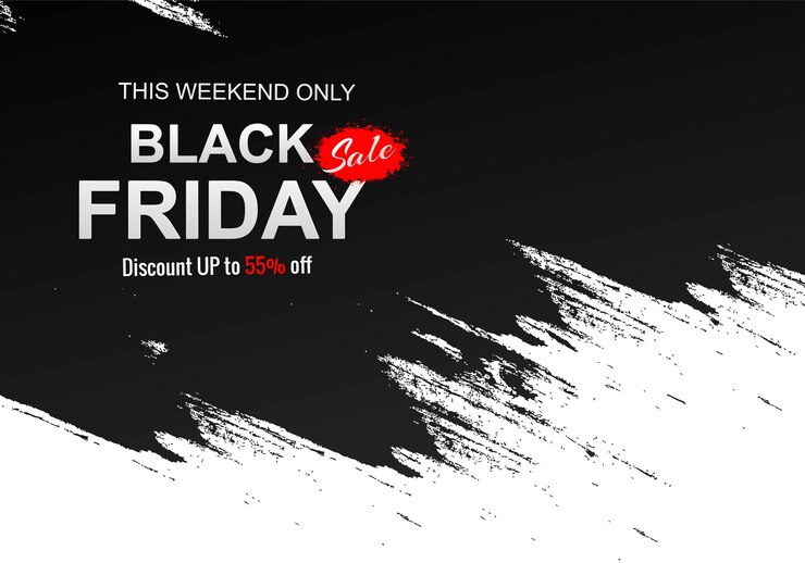 Ilmainen Vektori moderni black friday -ale siveltimellä