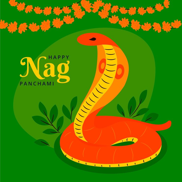 Ilmainen Vektori nag panchami illustration