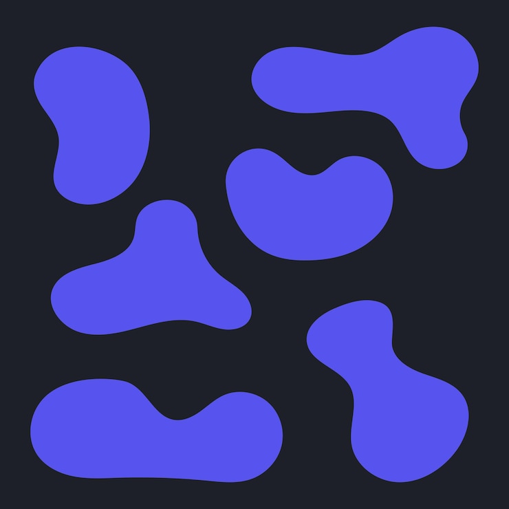 Ilmainen Vektori purple blobs dark background