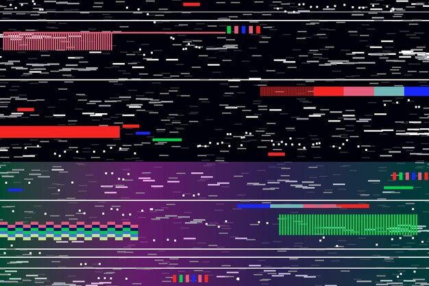 Realistinen VHS-efektitausta