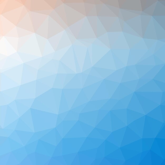 Triangle polygonal blue pattern background