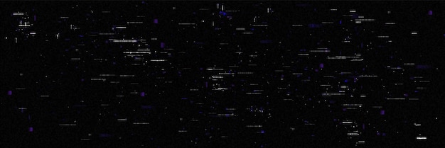 Tv screen with vhs glitch and noise effect