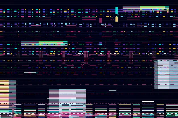 Vhs effect background