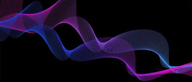 wavy blue background