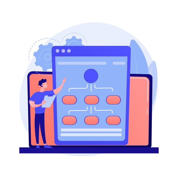 Web hosting service. Information chains and content management. Networking, connection, synchronization. Internet server, data storage.