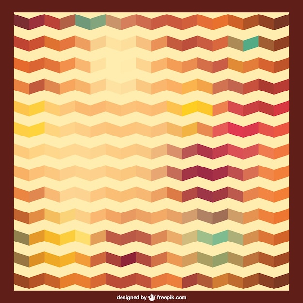 Zig zag retro background pattern
