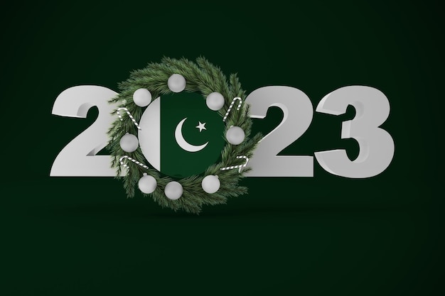 Photo gratuite 2023 pakistan avec couronne