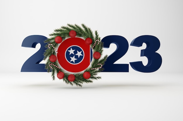 Photo gratuite 2023 tennessee avec couronne