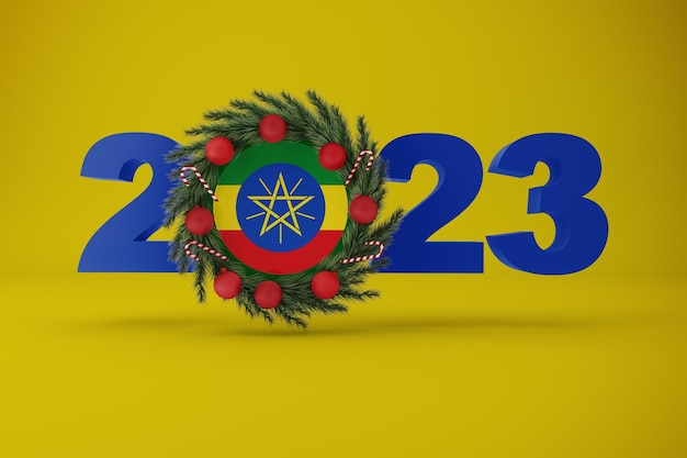 2023 Éthiopie avec couronne