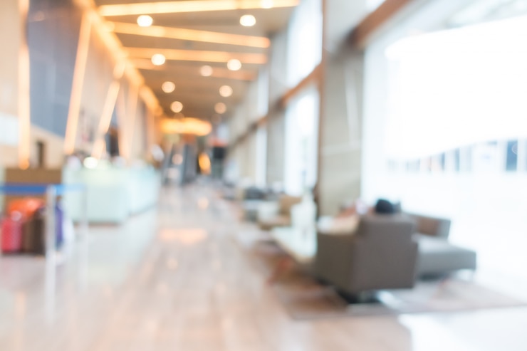 Photo gratuit abstract blur hotel interior