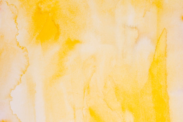 Photo gratuite abstrait aquarelle jaune pastel