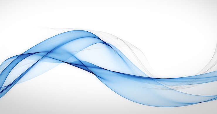 Photo gratuit abstrait bleu lignes fluides