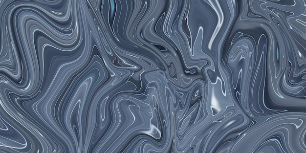Abstrait bleu marbré. Motif de marbre liquide.