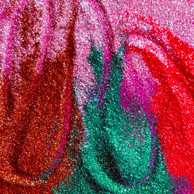 Abstrait des couleurs à paillettes