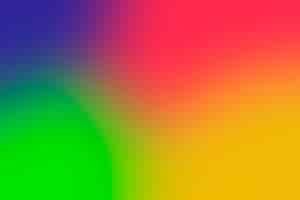 Photo gratuite abstrait dégradé flou avec des couleurs primaires vives