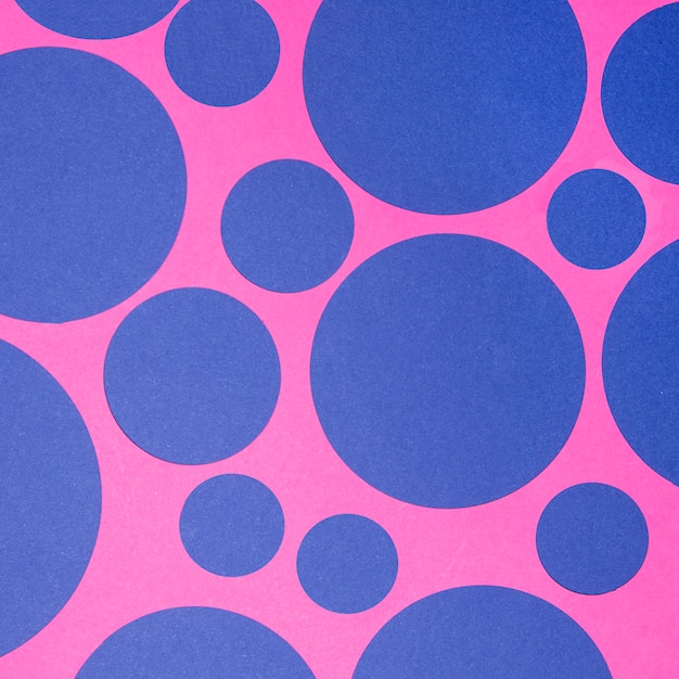 Abstrait avec des éléments de cercle de papier