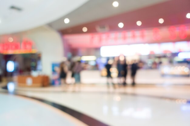 Abstrait flou shopping mall intérieur