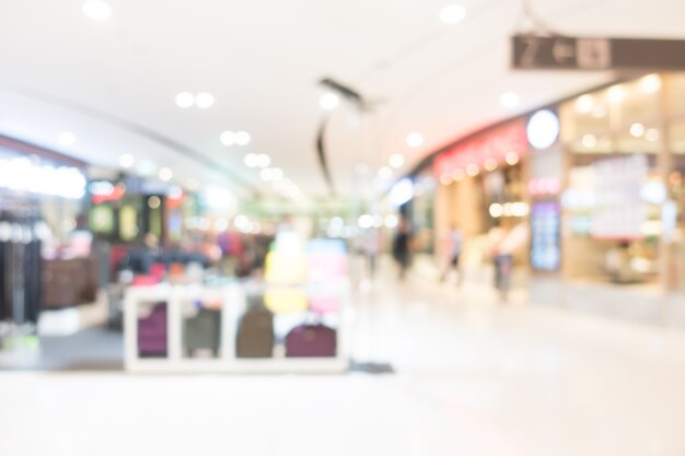 Abstrait flour shopping mall