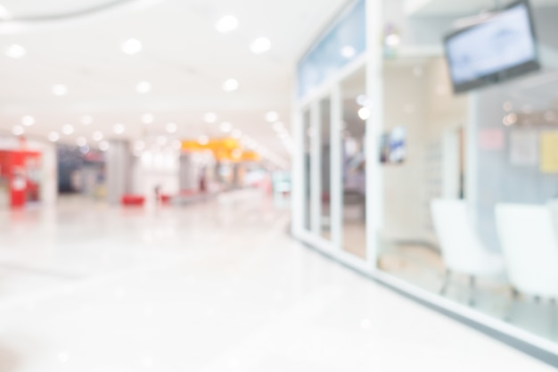 Abstrait flour shopping mall