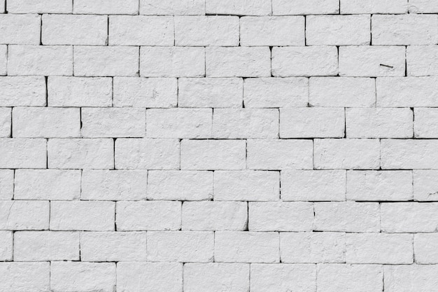 Abstrait, fond blanc, mur de briques