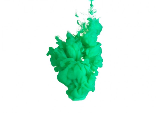 Abstrait formé par la dissolution de la couleur dans l&#39;eau