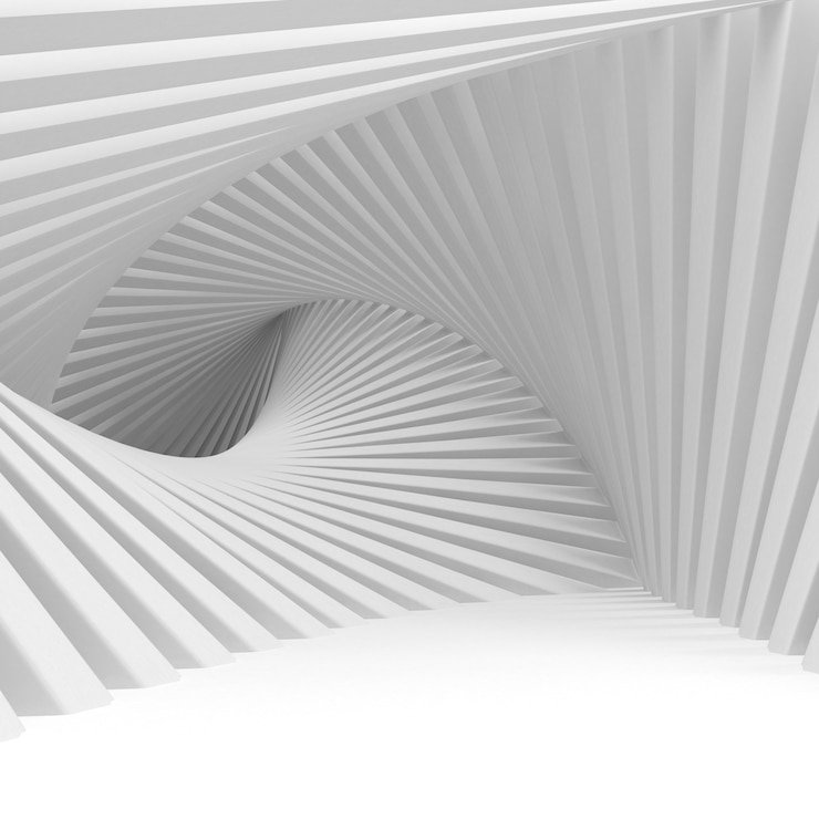 Photo gratuit abstrait géométrique 3d