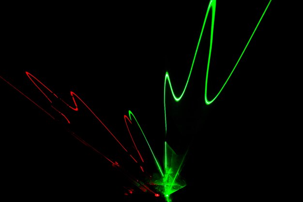 Abstrait horizontal laser optique