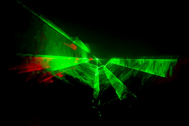 Photo gratuite abstrait laser optique