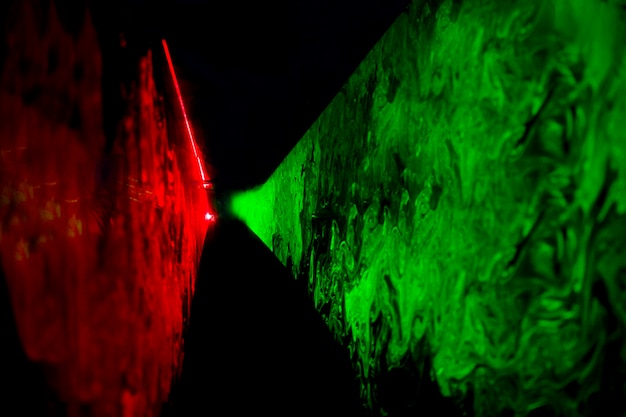 Abstrait laser optique