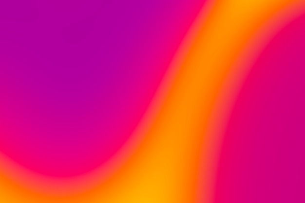 Abstrait Pop Floue Avec Des Couleurs Chaudes - Violet, Orange. Rose Et Jaune