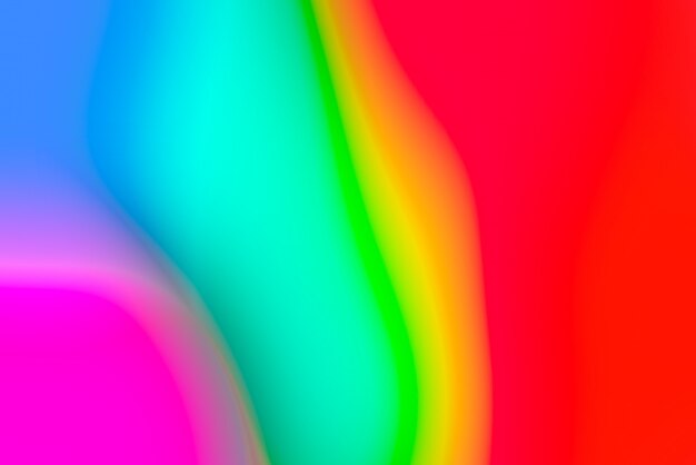 Abstrait pop floue avec des couleurs primaires vives
