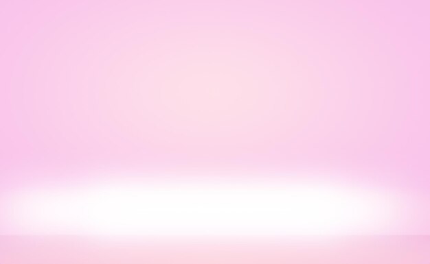 Abstrait vide lisse studio rose clair utilisé comme montage pour l'affichage du produitbannertemp