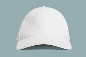 Photo gratuite accessoire de coiffure simple casquette blanche et rose