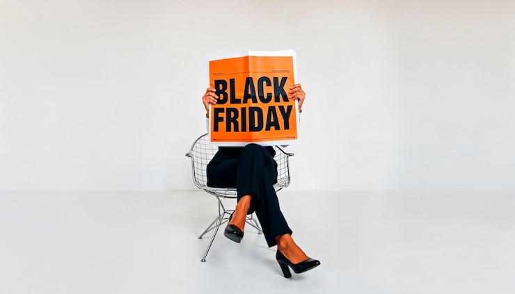Photo gratuit les achats du vendredi noir