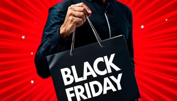 Photo gratuit les achats du vendredi noir