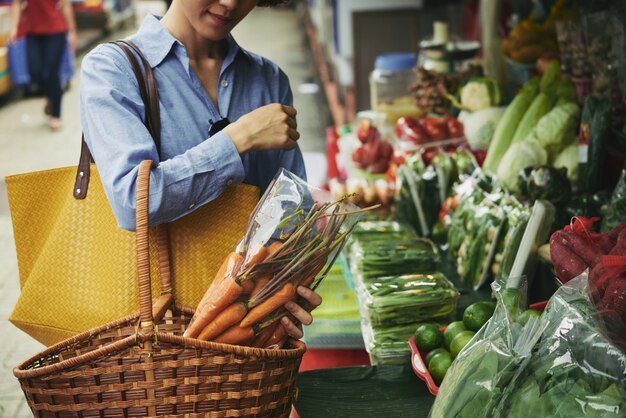 Acheter des légumes