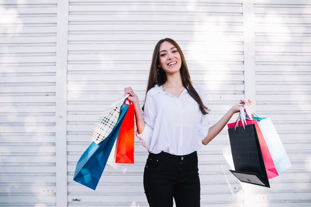 Acheteur de contenu avec des achats