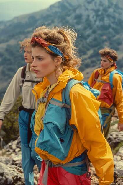 Activités d'été inspirées des années 80 avec une esthétique rétro