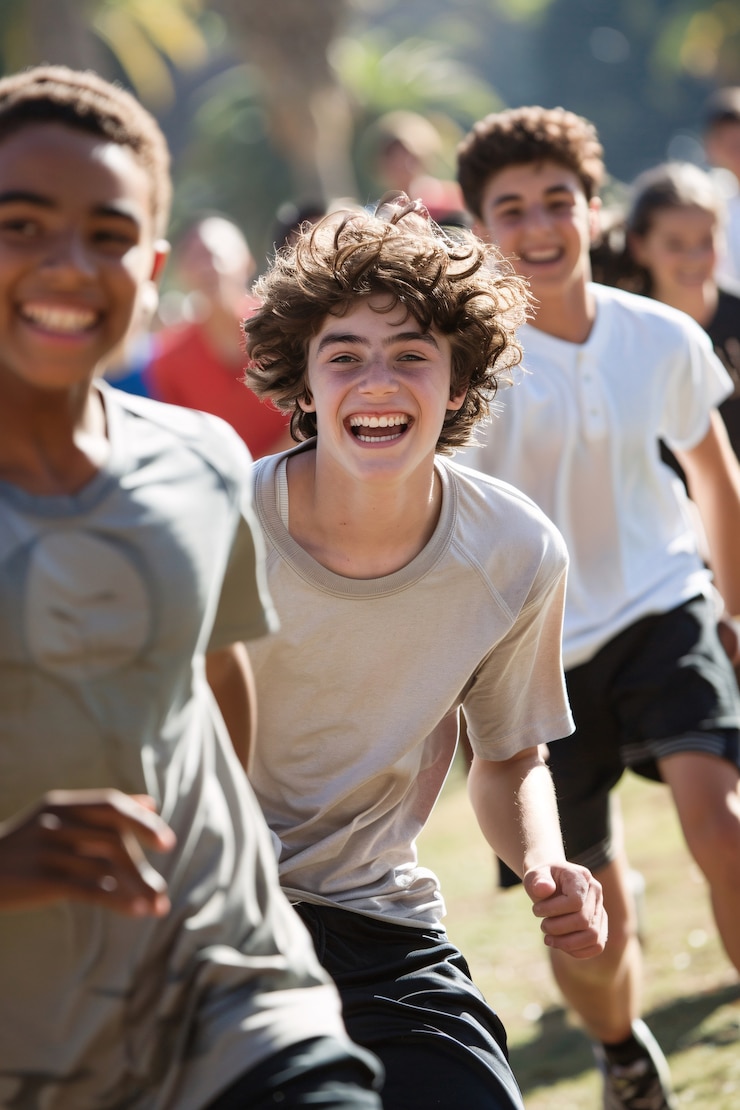 Photo gratuit des adolescents divers pratiquant des activités de santé et de bien-être pour eux-mêmes et leur communauté