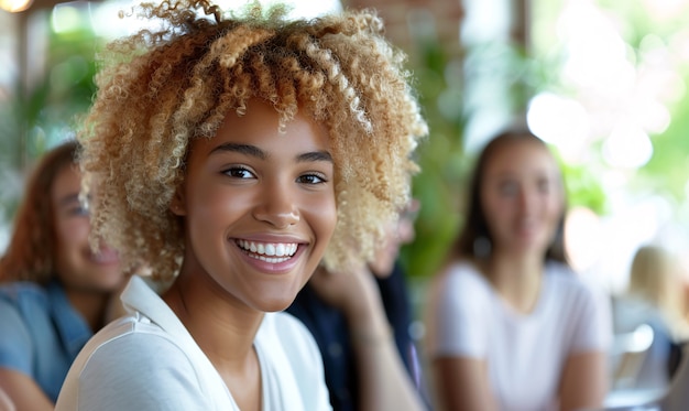 Photo gratuite des adolescents divers pratiquant des activités de santé et de bien-être pour eux-mêmes et leur communauté